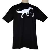 Boy and Pet T-Rex Shirt